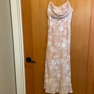 Hello Molly pink midi length dress